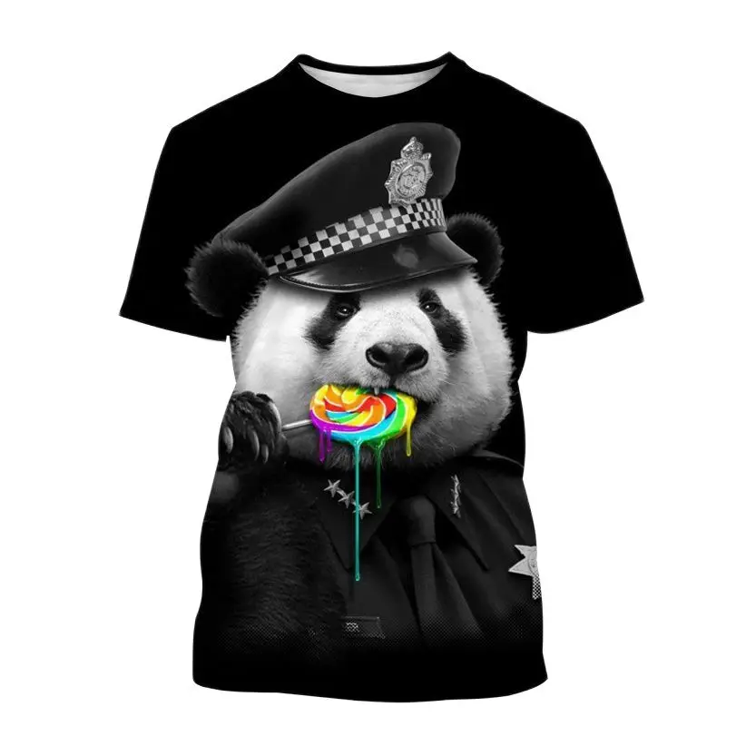 2022 Men's Clothingnew Fashion Panda 3d Printing T-shirt Men's And Women's Summer Casual Short-sleeved T-shirt Loose Street Top 
2022 Men's Clothingnew Fashion Panda 3d Printing T-shirt Men's And Women's Summer Casual Short-sleeved T-shirt Loose Street Top