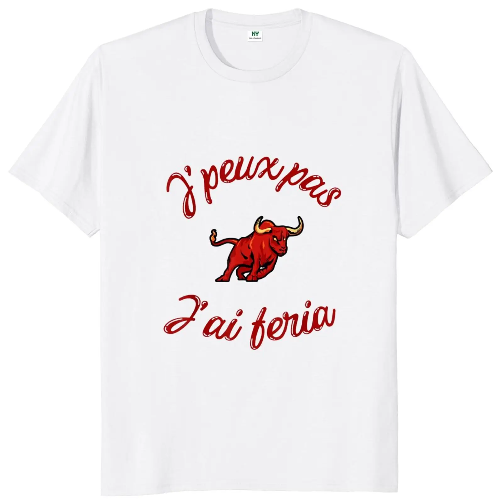 I Can't I Have Ferias T Shirt Ferias 2022 Bayonne French Festival Gift Tee Tops Summer 100% Cotton Unisex Casual O-neck T-shirt
I Can't I Have Ferias T Shirt Ferias 2022 Bayonne French Festival Gift Tee Tops Summer 100% Cotton Unisex Casual O-neck T-shirt