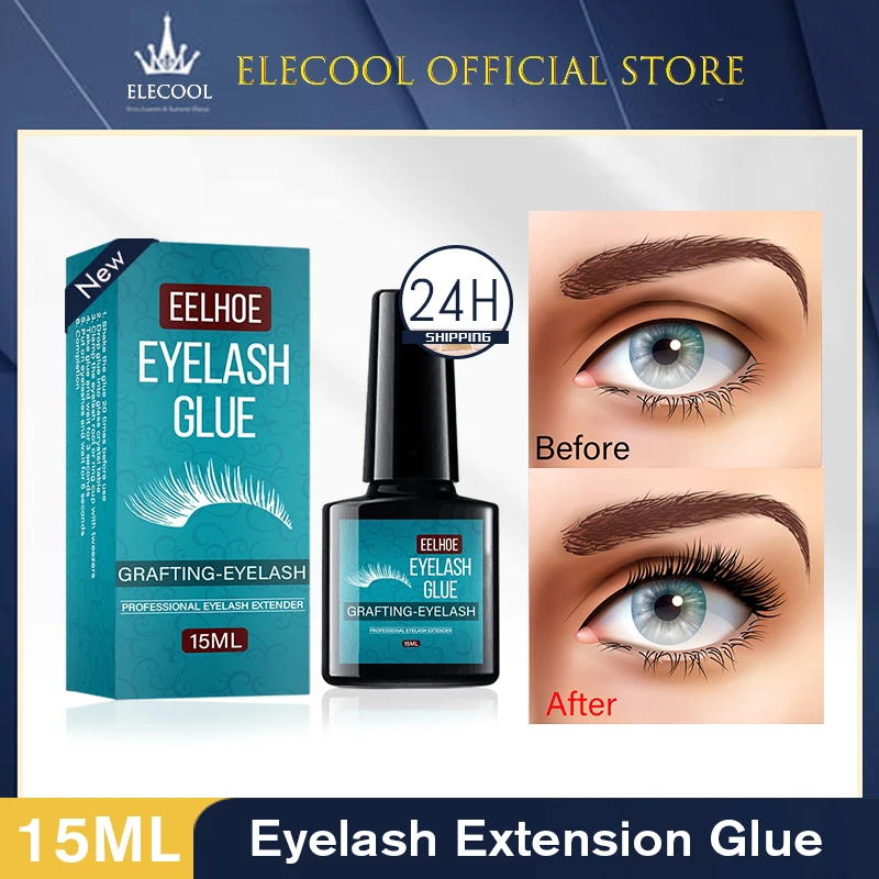 ELECOOL 15 мл черный, для наращивания ресниц клей без запаха, не раздражающий клей, долговечный Быстросохнущий полуперманентный инструмент для ... 
ELECOOL 15 мл черный, для наращивания ресниц клей без запаха, не раздражающий клей, долговечный Быстросохнущий полуперманентный инструмент для ...