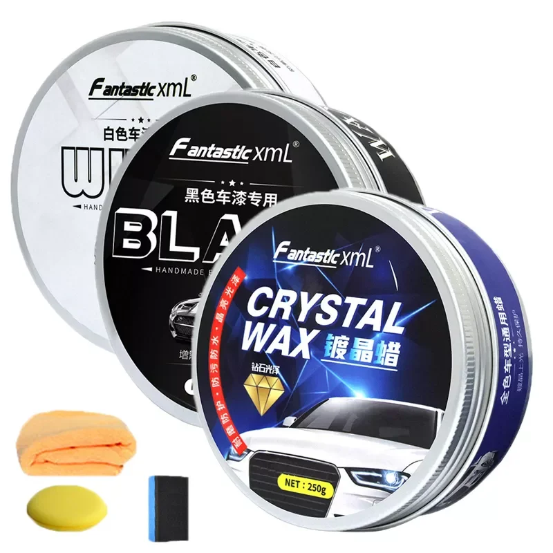 / 250g Car Wax Crystal Plating Set Hard Glossy Wax Layer Covering Paint Surface Coating Formula Waterproof Film Car Polish
/ 250g Car Wax Crystal Plating Set Hard Glossy Wax Layer Covering Paint Surface Coating Formula Waterproof Film Car Polish