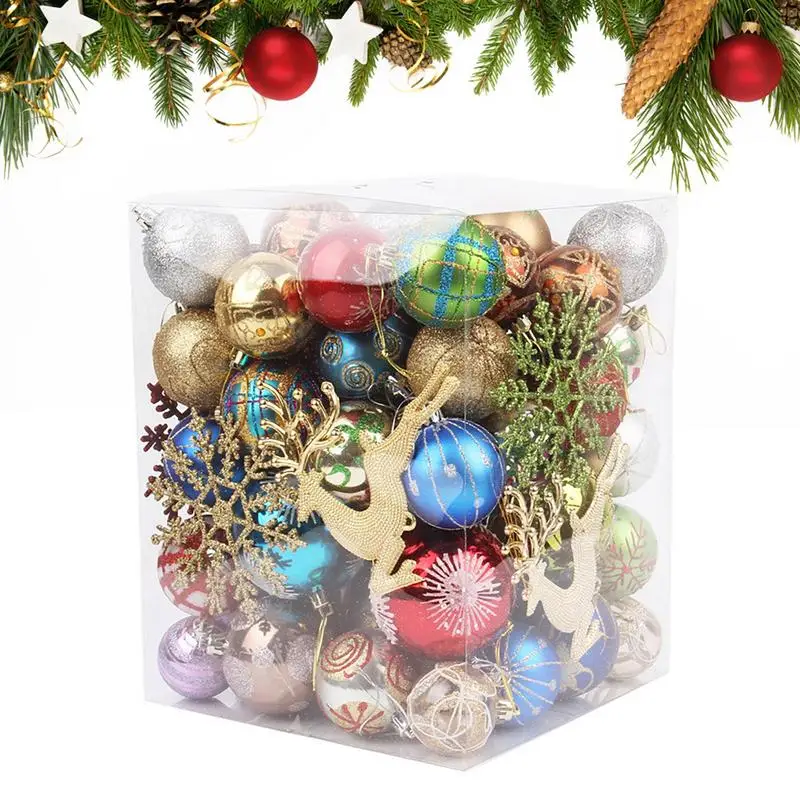 Christmas Decoration Tree Ball Shatterproof Hanging Balls Ornament Plated Painted Christmas Tree Ball Ornaments Set For Home
Christmas Decoration Tree Ball Shatterproof Hanging Balls Ornament Plated Painted Christmas Tree Ball Ornaments Set For Home