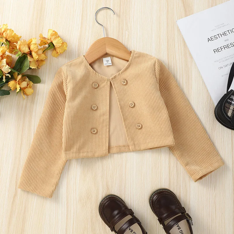 2022 New Arrivals Spring Autumn Children Long Sleeve Single Breasted Camel Girls T-shirt Child Tops Clothes 4-7T
2022 New Arrivals Spring Autumn Children Long Sleeve Single Breasted Camel Girls T-shirt Child Tops Clothes 4-7T