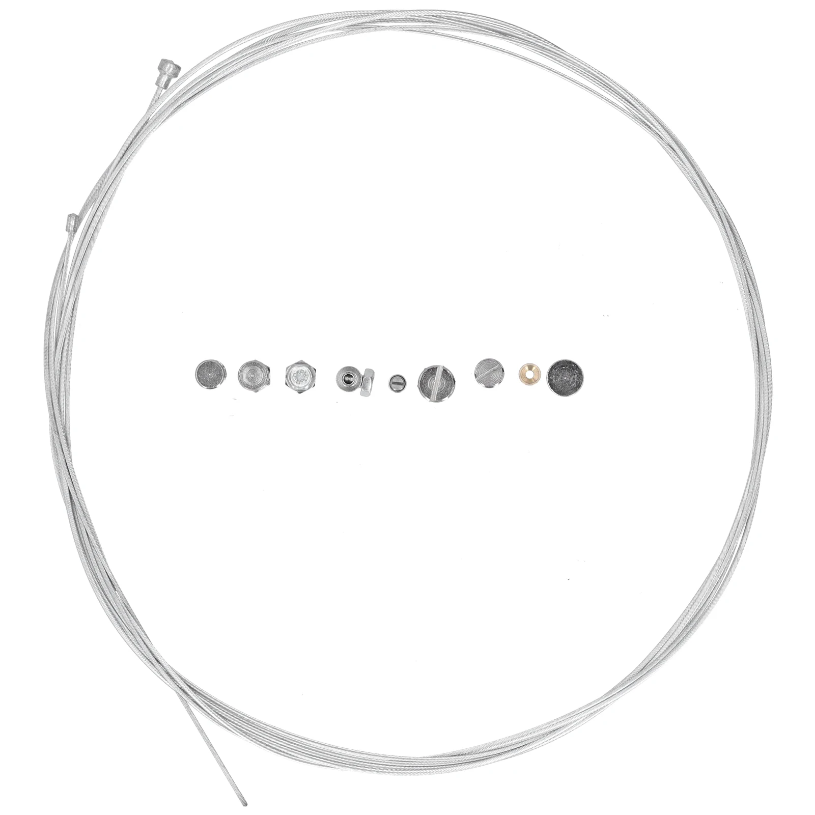 2 Meters Steel Brake Cable with 9pcs Repair Nipples Accessories Kit Universal for Motorcycles
2 Meters Steel Brake Cable with 9pcs Repair Nipples Accessories Kit Universal for Motorcycles