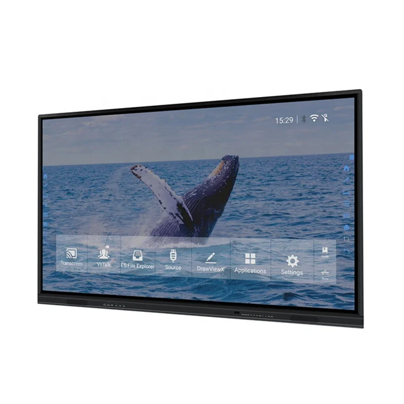 

65" 4K Touch Screen Monitor Display IR LCD Multi Touch Smart Board 55"~98" IFPD IWB