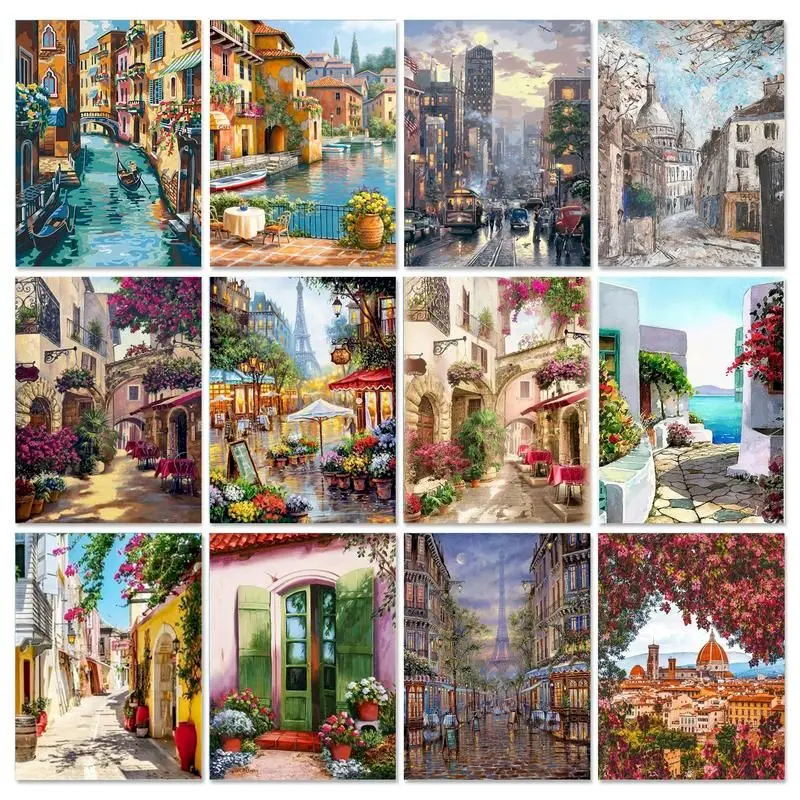 GATYZTORY 60x75cm Painting By Numbers For Adults City Landscape Wall Art HandPainted Oil Paints By Numbers DIY Gift For Home Art
GATYZTORY 60x75cm Painting By Numbers For Adults City Landscape Wall Art HandPainted Oil Paints By Numbers DIY Gift For Home Art