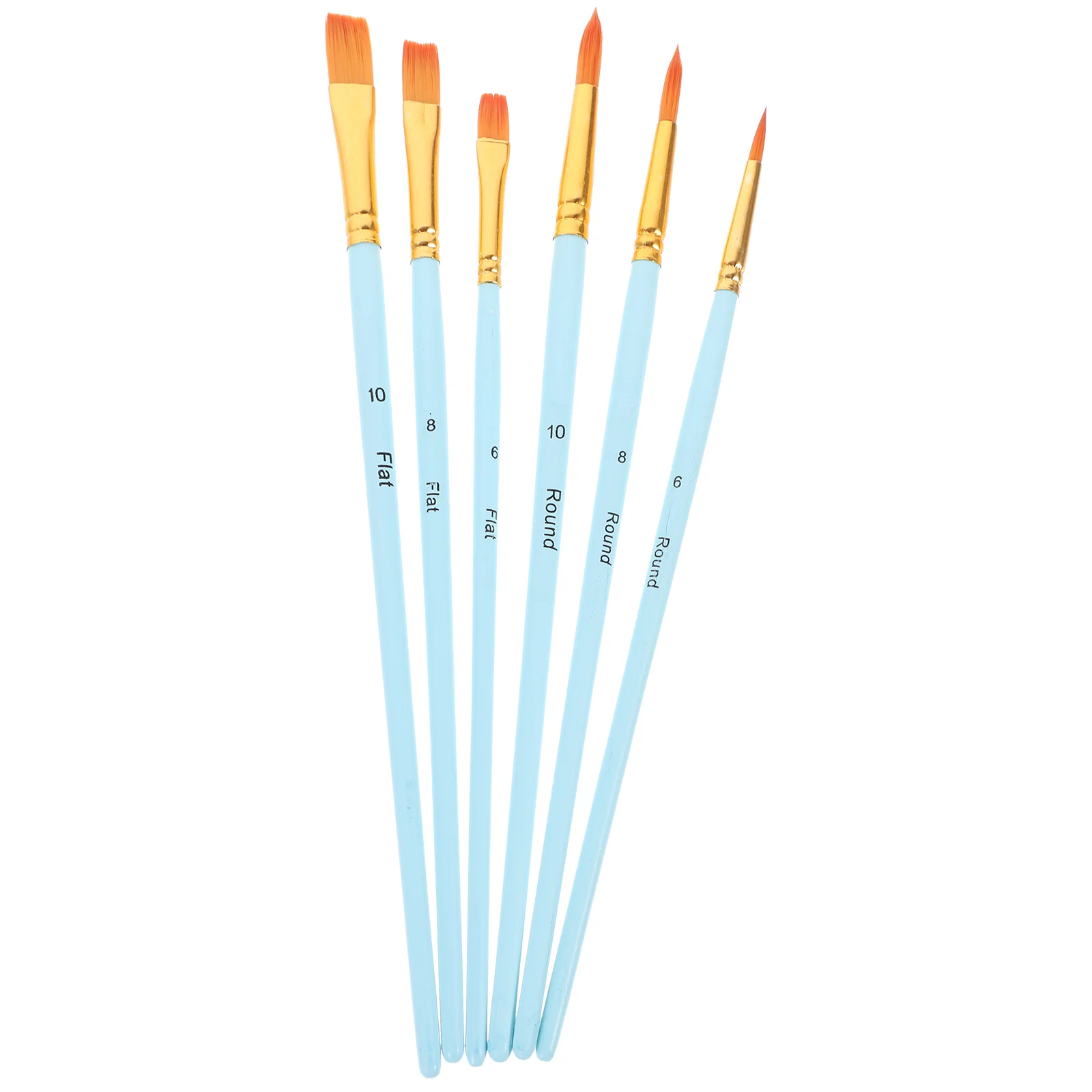 6Pcs Washable Reusable Brushes Brush Set Brushes for Beginner Painting Artist Home
6Pcs Washable Reusable Brushes Brush Set Brushes for Beginner Painting Artist Home