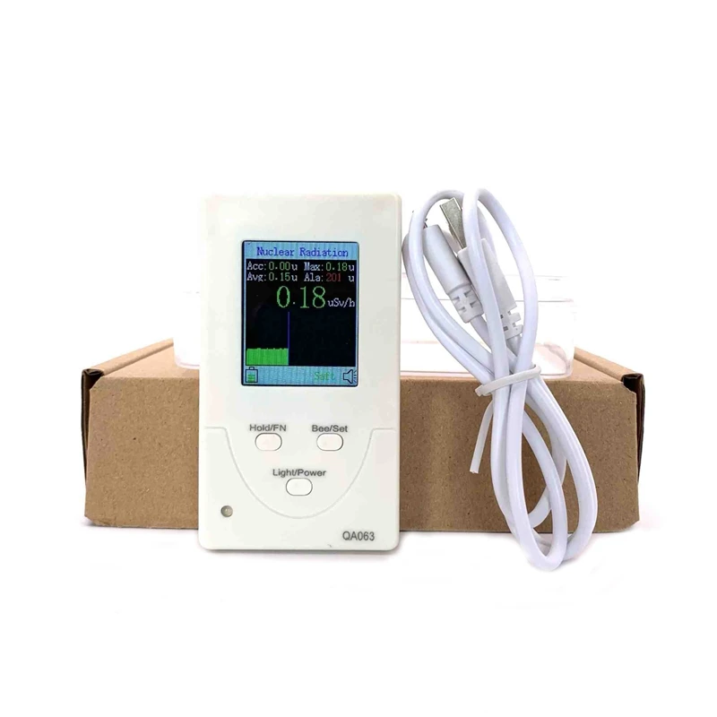 1Set Geiger Counter Dosimeter Nuclear Radiation Detector Hard Β Γ-Ray X-Ray Iodine 131 Detector 3 Alarm Ways EMF Meter White
1Set Geiger Counter Dosimeter Nuclear Radiation Detector Hard Β Γ-Ray X-Ray Iodine 131 Detector 3 Alarm Ways EMF Meter White