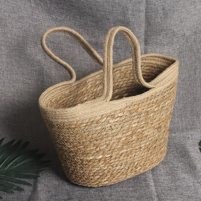 Handmade Summer Women's Handbag Bohemian Vacation Beach Bag Shopper Woven Female Tote Bags Large Capacity Designer Straw Bag
Handmade Summer Women's Handbag Bohemian Vacation Beach Bag Shopper Woven Female Tote Bags Large Capacity Designer Straw Bag