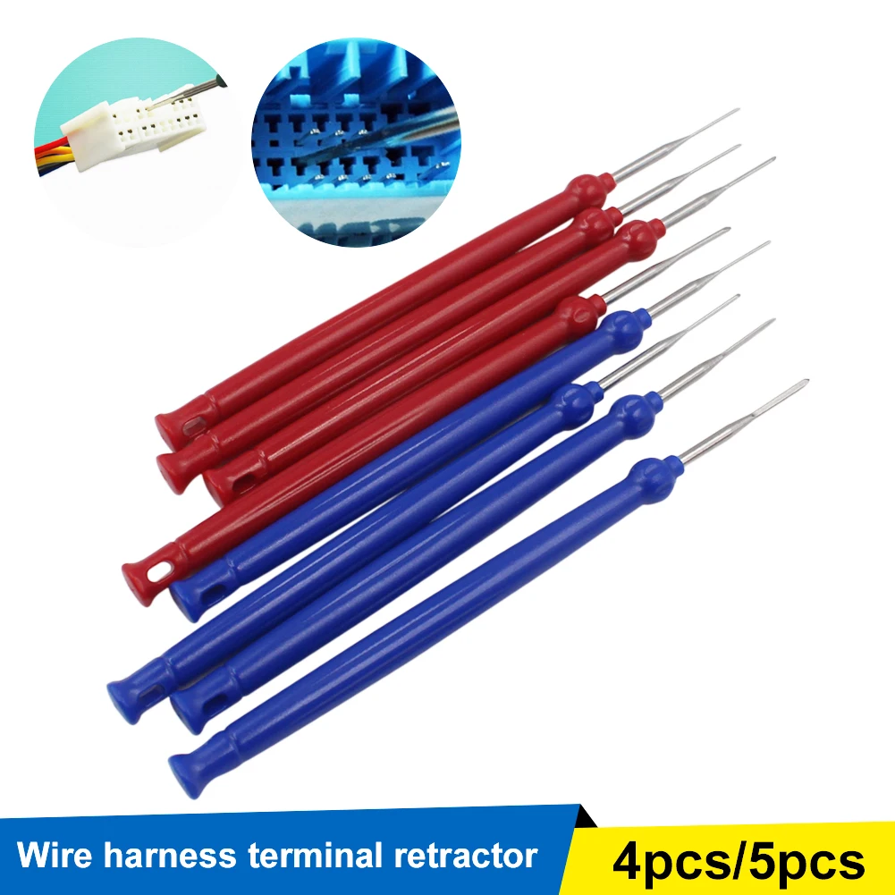 4Pack Automotive Electrical Wiring Crimp Connector Release Kit Terminal Removal Tool Pin Terminal Cable Removal Tool Kit
4Pack Automotive Electrical Wiring Crimp Connector Release Kit Terminal Removal Tool Pin Terminal Cable Removal Tool Kit