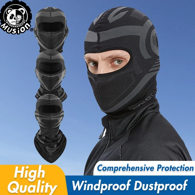 Musion Motorcycle Balaclava Face Mask for Men & Women Biking Cycling Face Cover for UV Sun Dust Protection Windproof Breathable
Musion Motorcycle Balaclava Face Mask for Men & Women Biking Cycling Face Cover for UV Sun Dust Protection Windproof Breathable