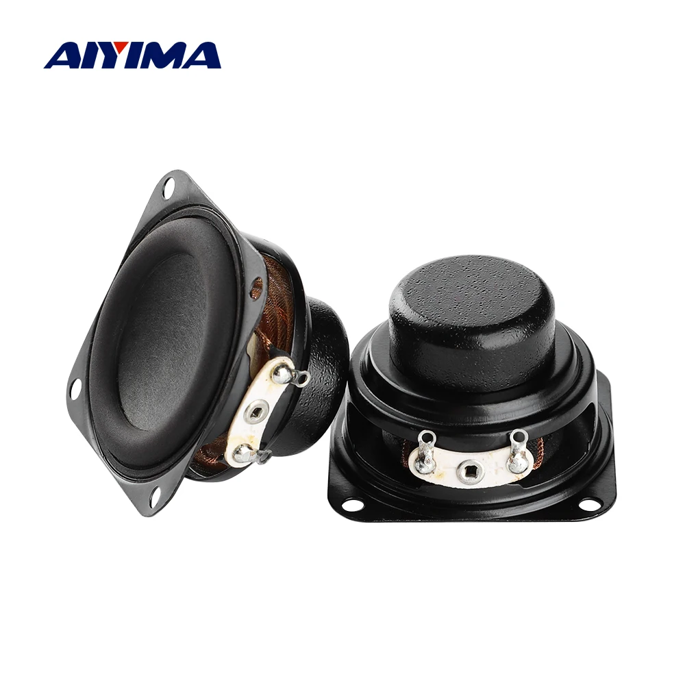 

AIYIMA 2Pcs 1.5 Inch 40MM Full Range Audio Speaker 4 Ohm 3W Sound Amplifier Speaker Neodymium Loudspeaker For Harman Kardon