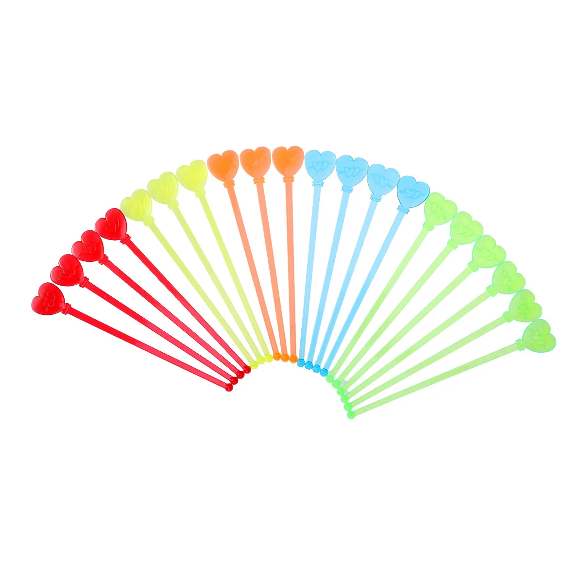 20pcs Heart Shape Swizzle Sticks Stirring Rod Cocktail Coffee Stirrers Dessert Mixing Rod Wedding Party for Bar Home ( Multi
20pcs Heart Shape Swizzle Sticks Stirring Rod Cocktail Coffee Stirrers Dessert Mixing Rod Wedding Party for Bar Home ( Multi