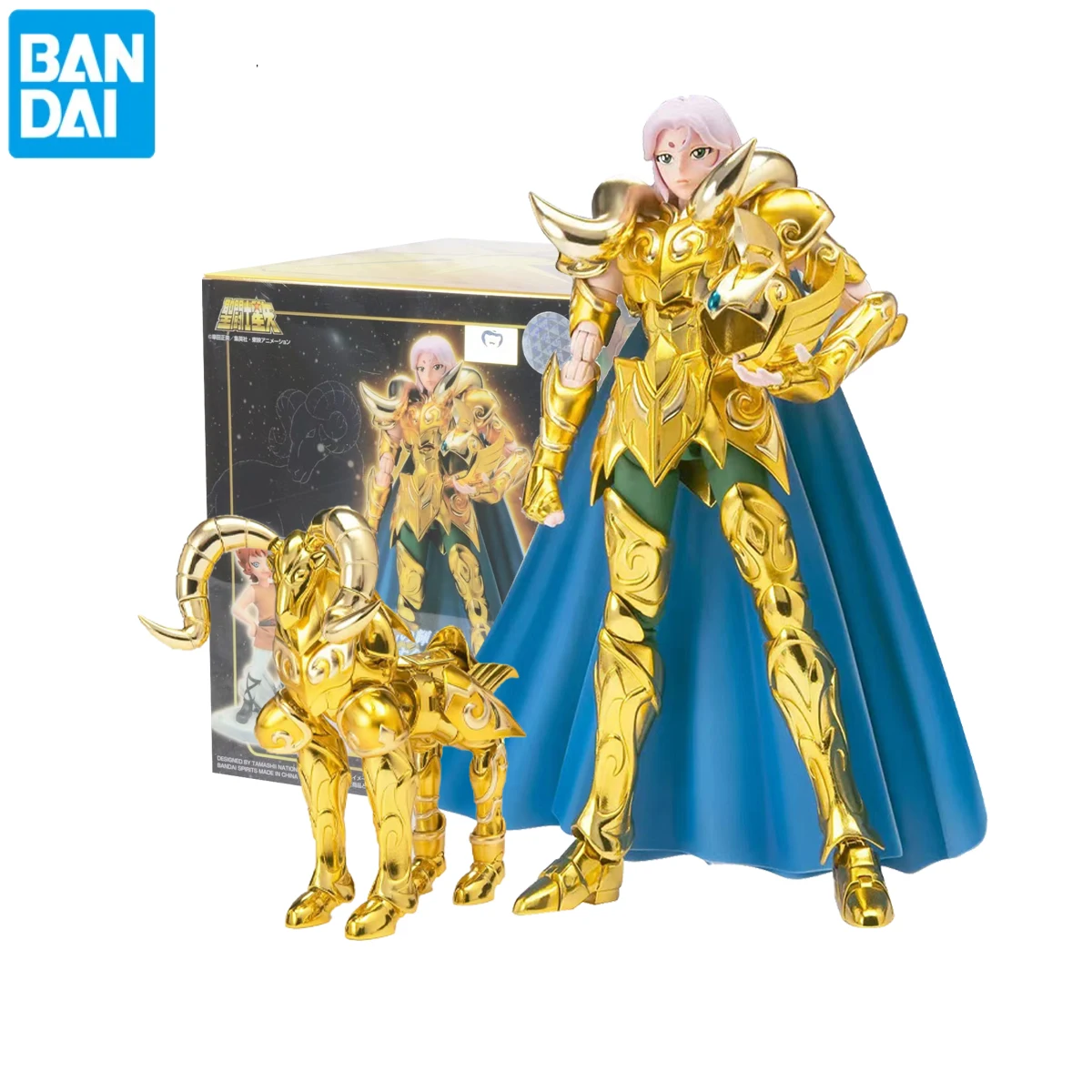 

Bandai Saint Seiya ARIES MU Saint Cloth Myth EX PVC Action Figures Anime Figurine Toys