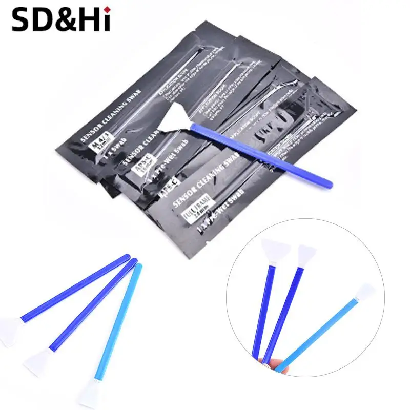 

5pcs For Canon Nikon Sony Digital Camera's CCD Or CMOS Sensor Wet Sensor Cleaning Kit Cleaner Swab Ultra