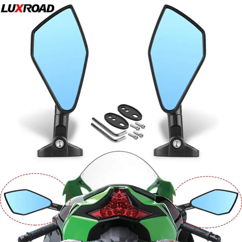 Motorcycle Rearview Mirror Adjustable Scooter Motocross Aluminum Side Rearview Mirrors Back Side Convex Mirror for Sports Street
Motorcycle Rearview Mirror Adjustable Scooter Motocross Aluminum Side Rearview Mirrors Back Side Convex Mirror for Sports Street