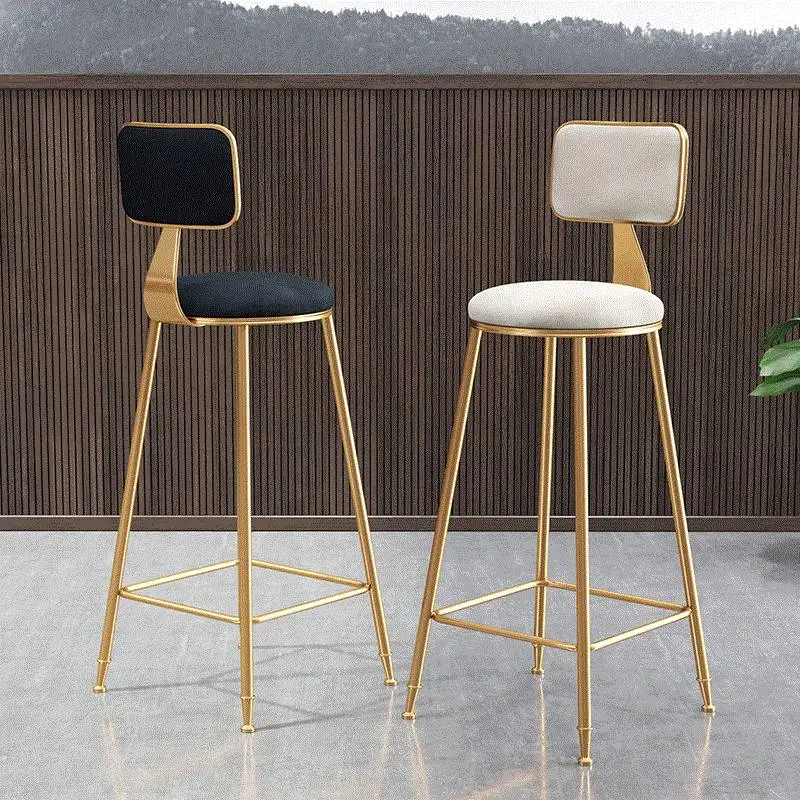 Metal Velvet Gold Bar Chairs Nordic Counter Leisure Interior Office Bar Chairs Vanity Luxury Cadeira Bar Nordic Furniture XY50BC
Metal Velvet Gold Bar Chairs Nordic Counter Leisure Interior Office Bar Chairs Vanity Luxury Cadeira Bar Nordic Furniture XY50BC