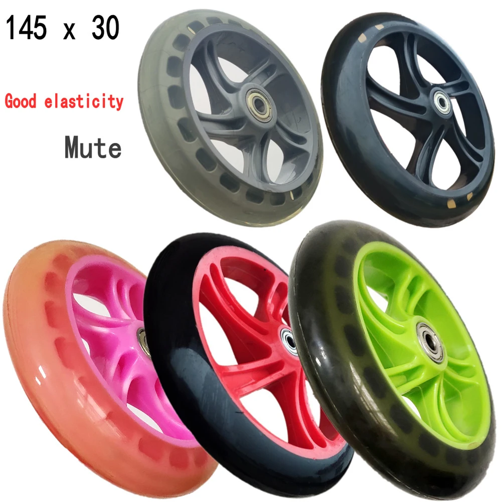 Scooter Wheel 6 Inch Universal Wheels Wheelchair Front Wheels With Bearing 145mm High Elasticity None Slip Replacement Parts
Scooter Wheel 6 Inch Universal Wheels Wheelchair Front Wheels With Bearing 145mm High Elasticity None Slip Replacement Parts