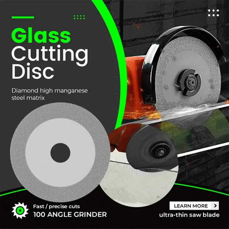 100mm Glass Cutting Disc Ultra-thin Saw Blade Jade Crystal Wine Bottles Grinding Chamfering Cutting Blade Glass Cutting Disk
100mm Glass Cutting Disc Ultra-thin Saw Blade Jade Crystal Wine Bottles Grinding Chamfering Cutting Blade Glass Cutting Disk