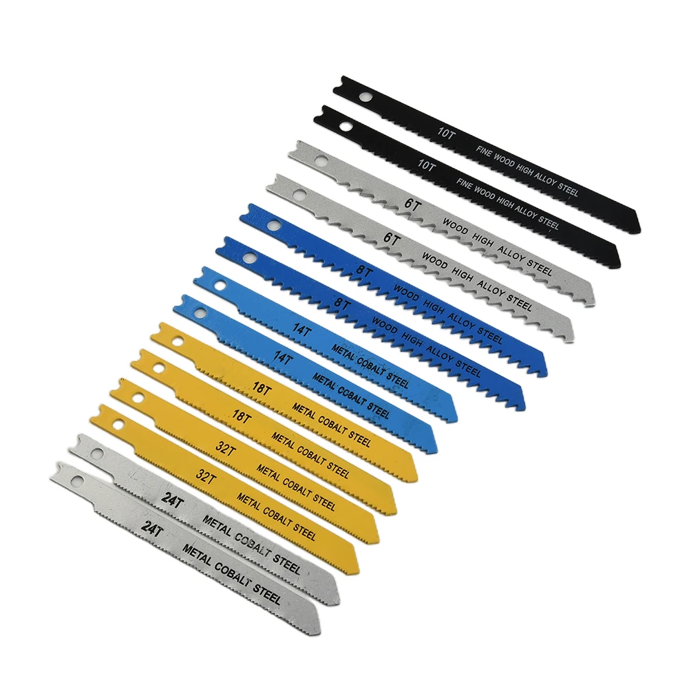 14pcs Assorted U Fitting Jigsaw Blades Set Metal Plastic Wood For Black & Decker Home Outdoor Woodworking Appliance
14pcs Assorted U Fitting Jigsaw Blades Set Metal Plastic Wood For Black & Decker Home Outdoor Woodworking Appliance