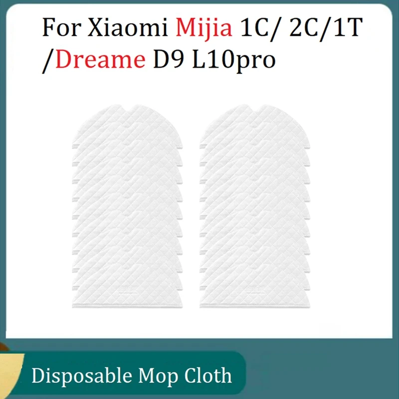 Disposable Mop Cloth For Xiaomi Mijia 1C/ 2C/1T /Dreame D9 L10pro Vacuum Cleaner Replacement Parts Rag
Disposable Mop Cloth For Xiaomi Mijia 1C/ 2C/1T /Dreame D9 L10pro Vacuum Cleaner Replacement Parts Rag