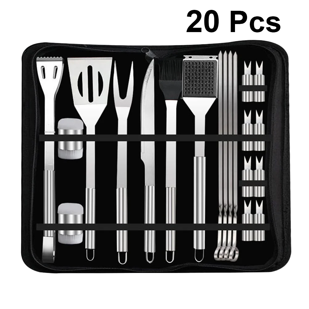 20pcs Barbecue Tool Tools Stainless Steel Grill Accessories Stainless Steel Tool Grill Accessories
20pcs Barbecue Tool Tools Stainless Steel Grill Accessories Stainless Steel Tool Grill Accessories