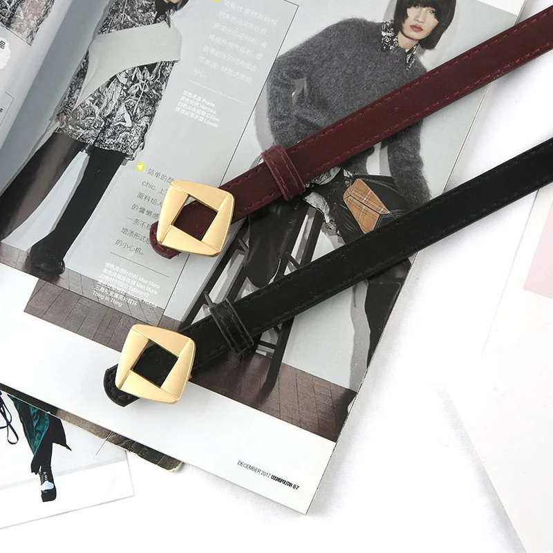 PU Leather Belt for Women Metal Buckle Pin Buckle Jeans Fashion Belt Chic Luxury Brand Ladies Vintage Strap Female Waistband
PU Leather Belt for Women Metal Buckle Pin Buckle Jeans Fashion Belt Chic Luxury Brand Ladies Vintage Strap Female Waistband
