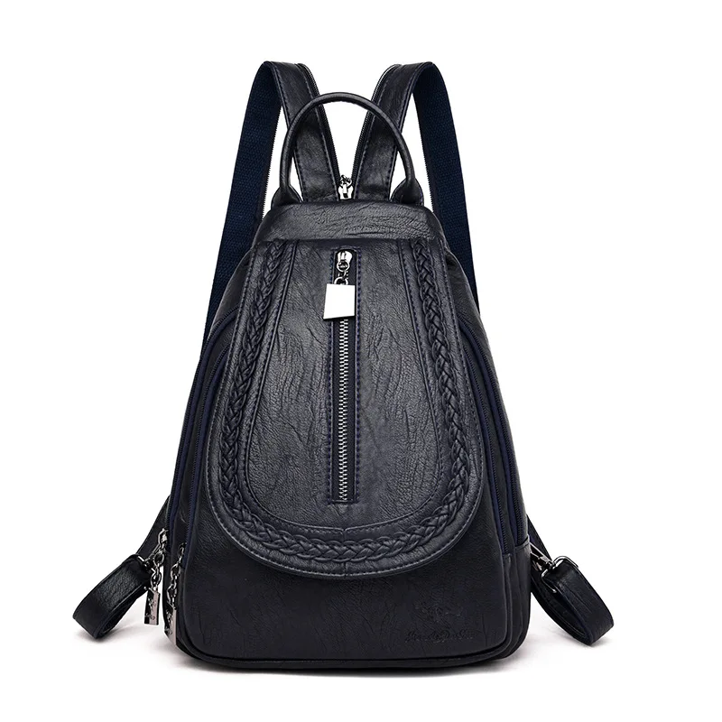 Women Bags Leather Backpacks Zipper Female Chest Bag Travel Back Pack Ladies Bagpack Mochilas School Bags for Teenage Girls
Women Bags Leather Backpacks Zipper Female Chest Bag Travel Back Pack Ladies Bagpack Mochilas School Bags for Teenage Girls