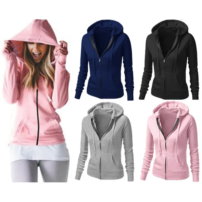 Womens Fashion Simple Drawstring Hooded Coats Women Casual Sport Fitness Hoodie Fleece Sweatshirt Zip Jackets
Womens Fashion Simple Drawstring Hooded Coats Women Casual Sport Fitness Hoodie Fleece Sweatshirt Zip Jackets