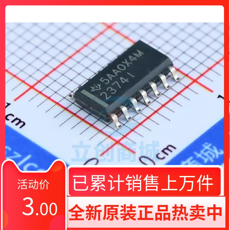 Original | T2374IDR SOP-14 2374I Chip Mounted Operational Amplifier Integrated IC 
Original | T2374IDR SOP-14 2374I Chip Mounted Operational Amplifier Integrated IC