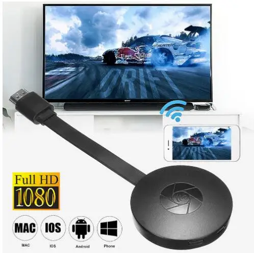 New To TV 1080P Miracast Dongle Wifi HDMI-compatible Airplay TV Stick Wireless Display Receiver Adapter Support for Google Home
New To TV 1080P Miracast Dongle Wifi HDMI-compatible Airplay TV Stick Wireless Display Receiver Adapter Support for Google Home