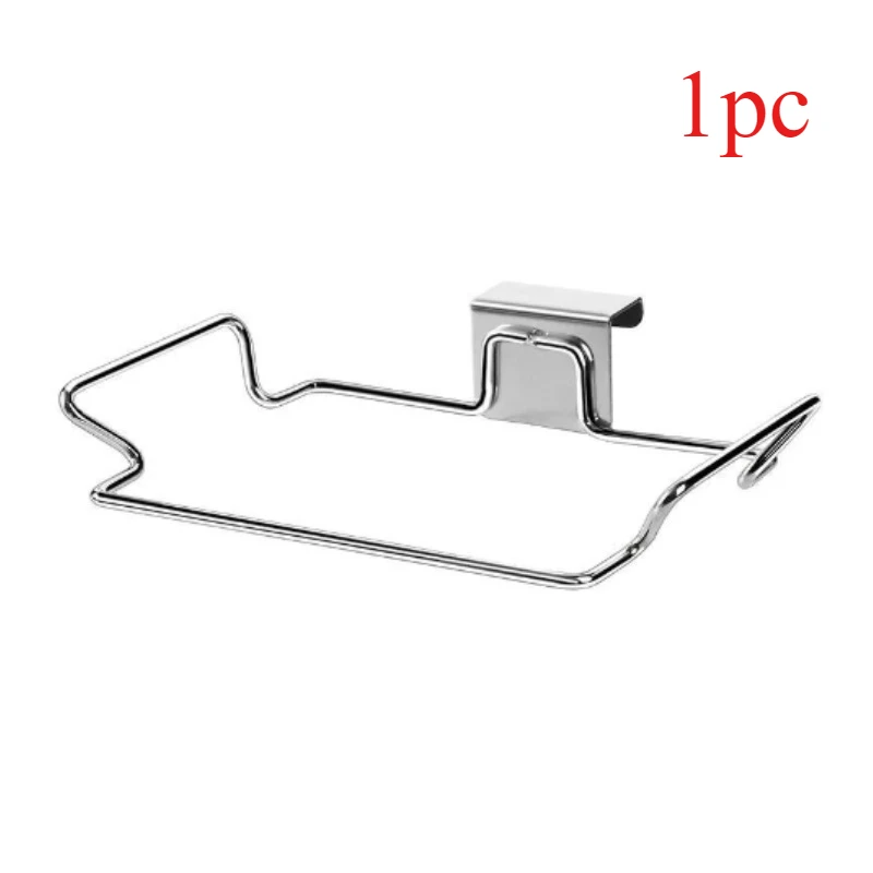 1pc Kitchen trash rack stainless steel wall-mounted multi-functional rack cabinet door trash bag holder closet organizer
1pc Kitchen trash rack stainless steel wall-mounted multi-functional rack cabinet door trash bag holder closet organizer