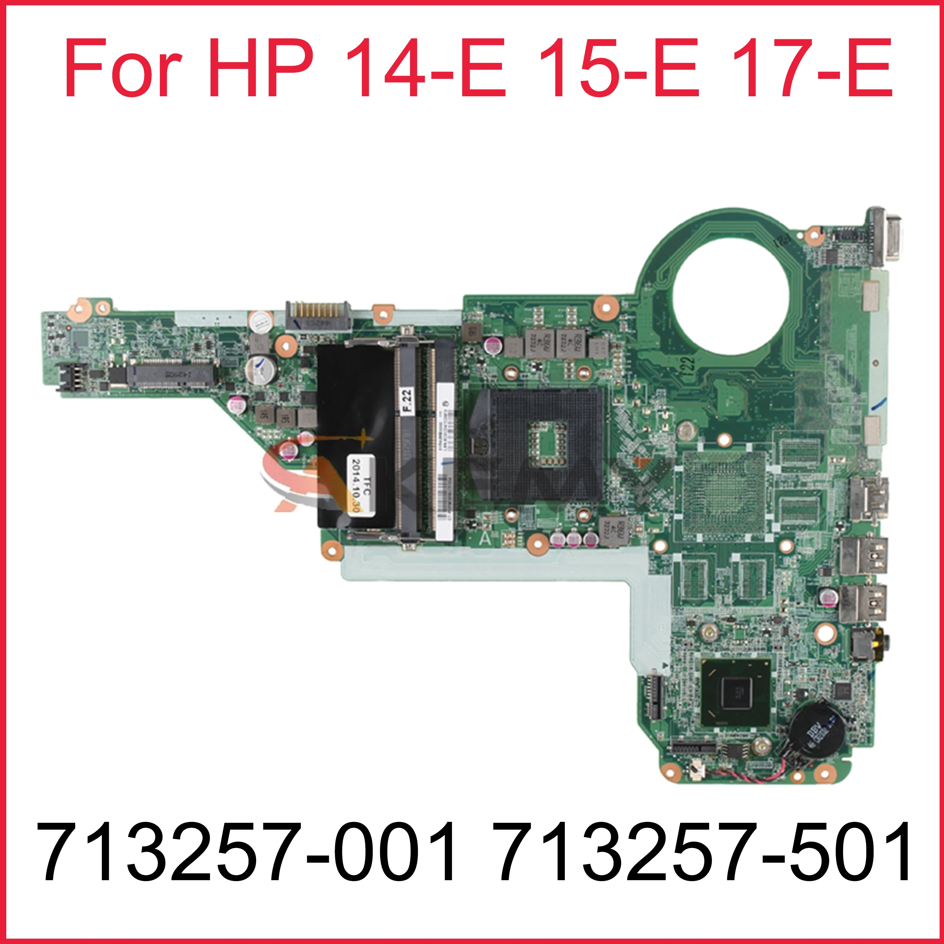 DA0R62MB6E0 DA0R62MB6E1 For HP 14-E 15-E 17-E Laptop Motherboard With HM76 Chipset DDR3 713257-001 713257-501 100% Fully Tested
DA0R62MB6E0 DA0R62MB6E1 For HP 14-E 15-E 17-E Laptop Motherboard With HM76 Chipset DDR3 713257-001 713257-501 100% Fully Tested