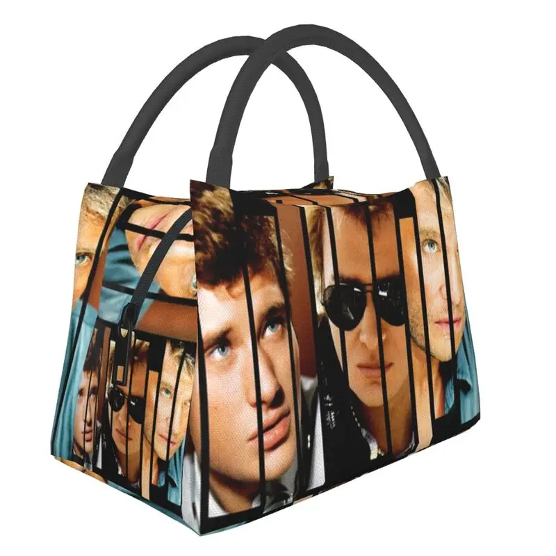 Johnny Hallyday Rock Music Insulated Lunch Bags for Women French France Singer Resuable Cooler Thermal Food Lunch Box
Johnny Hallyday Rock Music Insulated Lunch Bags for Women French France Singer Resuable Cooler Thermal Food Lunch Box