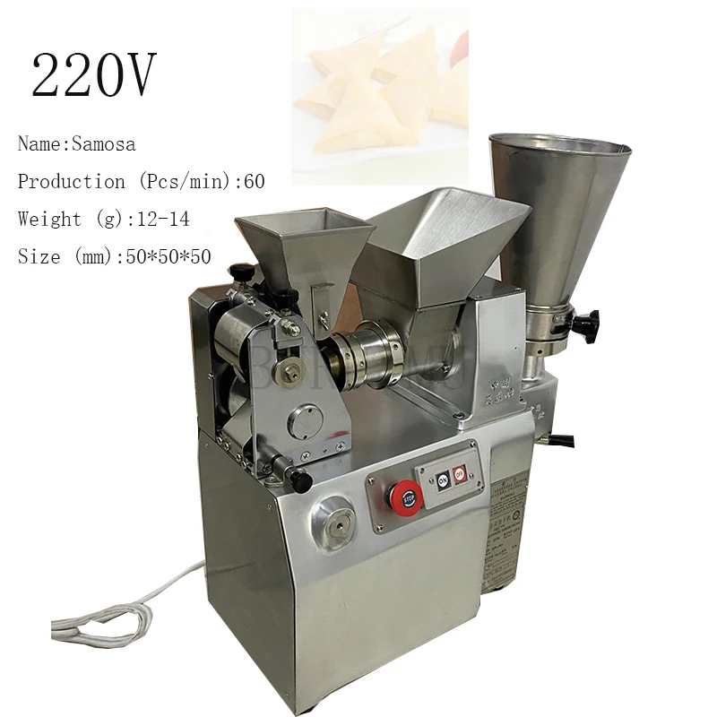 

Commercial Automatic Dumpling Making Machine Stainless Steel Samosa Making Machines ​Spring Roll Empanada Samosa Gyoza Make