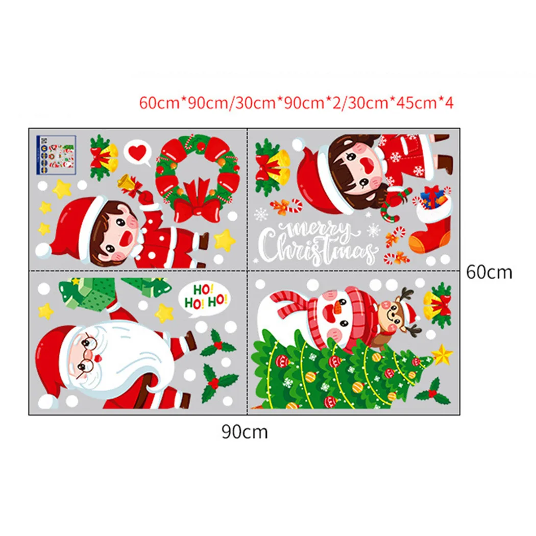 Xmas Decals Wall Sticker DIY Merry Christmas Gift Santa Claus Removable Shop Decor Snowman Waterproof Practical
Xmas Decals Wall Sticker DIY Merry Christmas Gift Santa Claus Removable Shop Decor Snowman Waterproof Practical