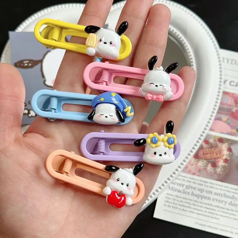Sanrio, аниме, элегантные аксессуары для волос ярких цветов, оригинальные Kawali, детские игрушки, подарок для девочек
Sanrio, аниме, элегантные аксессуары для волос ярких цветов, оригинальные Kawali, детские игрушки, подарок для девочек