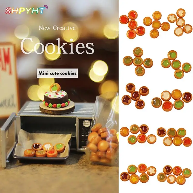 1Set 1:12 Dollhouse Miniature Cake Dessert Jam Cookies Biscuit Model Living Scene Decor Food For Doll House Kitchen Toy Accessor
1Set 1:12 Dollhouse Miniature Cake Dessert Jam Cookies Biscuit Model Living Scene Decor Food For Doll House Kitchen Toy Accessor