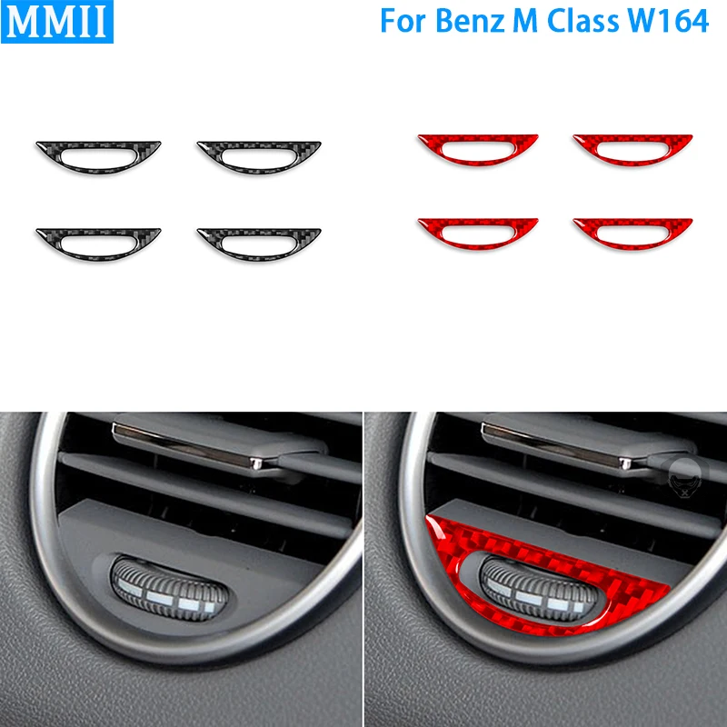 RRX Real Carbon Fiber for Mercedes-Benz W164 2005-2011 M Class Car Dashboard Air Outlet Trim Cover Stickers Auto Accessories
RRX Real Carbon Fiber for Mercedes-Benz W164 2005-2011 M Class Car Dashboard Air Outlet Trim Cover Stickers Auto Accessories