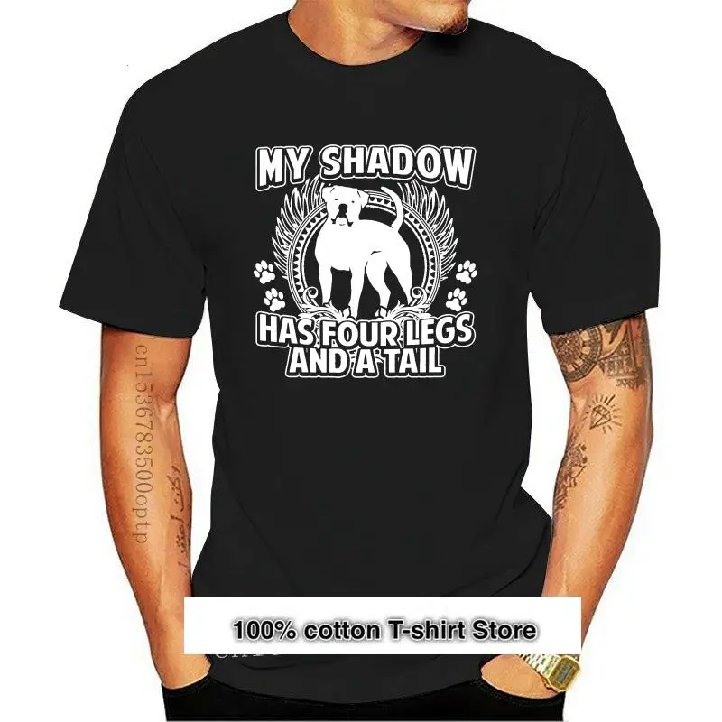 Футболка с рисунком собаки, американский бульдог, футболка с рисунком «My Shadow has Four Tagless»
Футболка с рисунком собаки, американский бульдог, футболка с рисунком «My Shadow has Four Tagless»