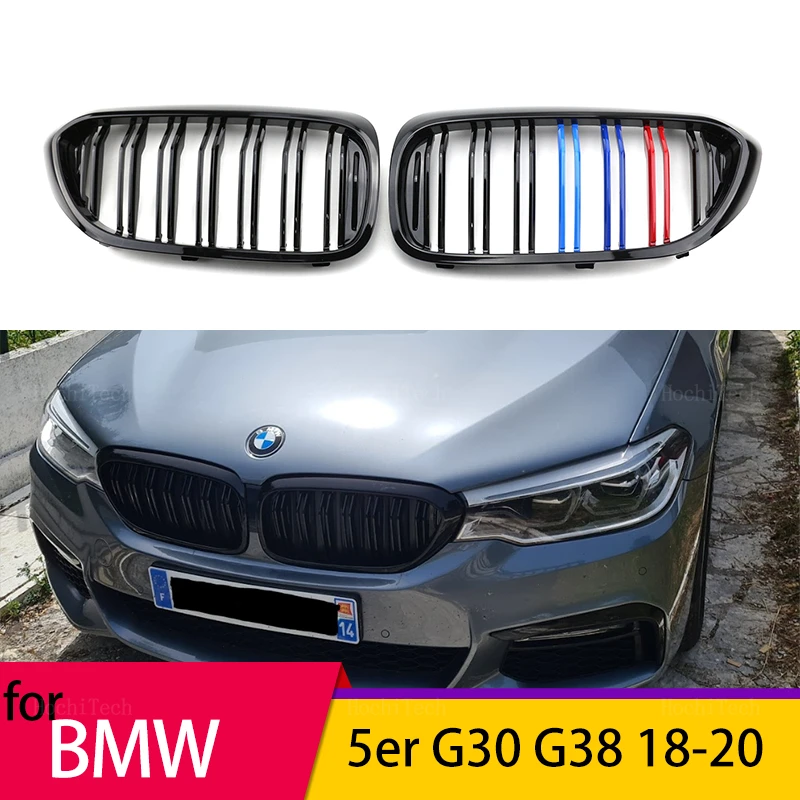 Car Gloss Black Front Bumper Grille For BMW 5 Series G30 G38 2016-2019 Sport Grill Double Slat Line Grilles Kindey Grills
Car Gloss Black Front Bumper Grille For BMW 5 Series G30 G38 2016-2019 Sport Grill Double Slat Line Grilles Kindey Grills