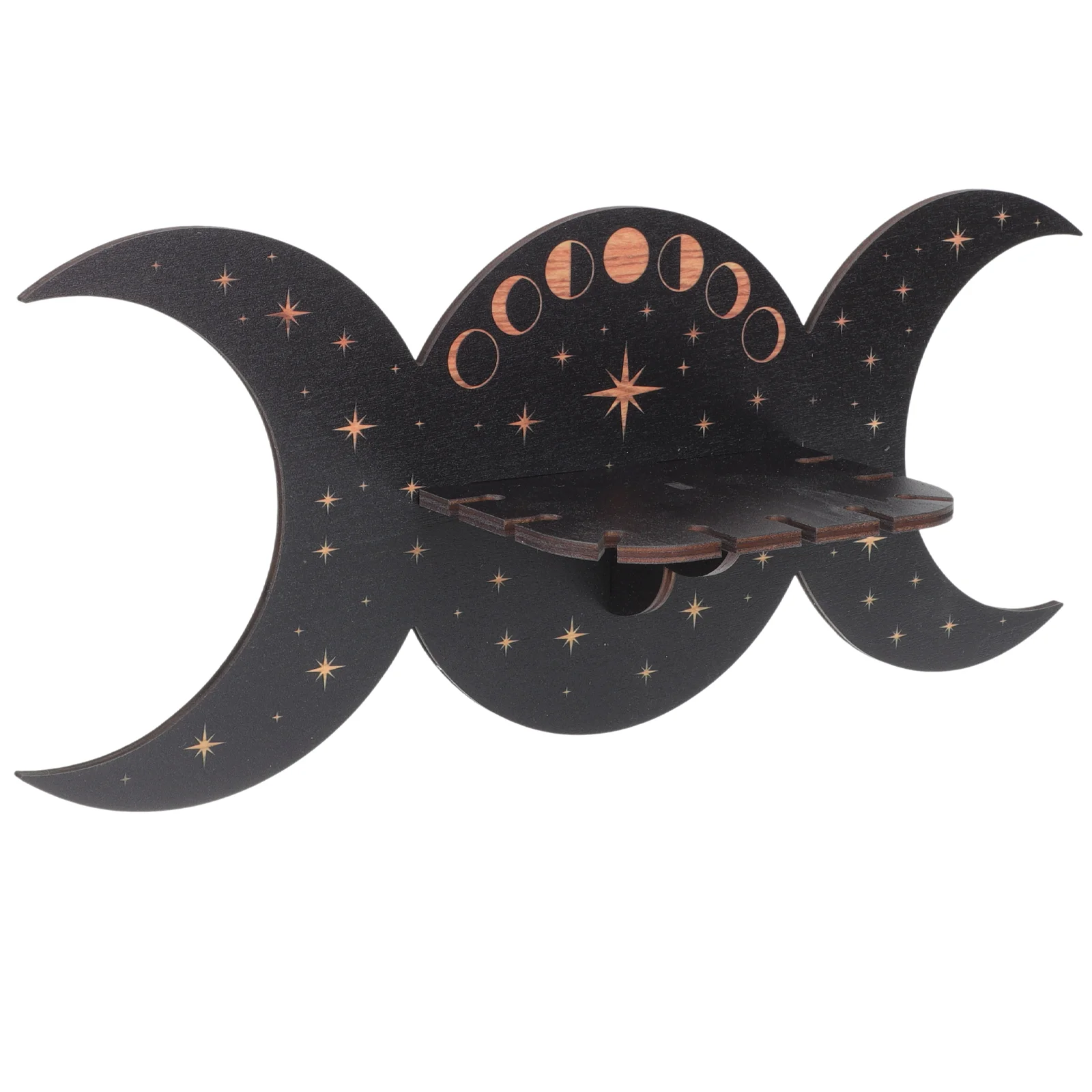 Living Room Wooden Moon Phase Stones Display Shelf Bohemian Style Crystal Rack Crystal Stones Wall Shelf
Living Room Wooden Moon Phase Stones Display Shelf Bohemian Style Crystal Rack Crystal Stones Wall Shelf