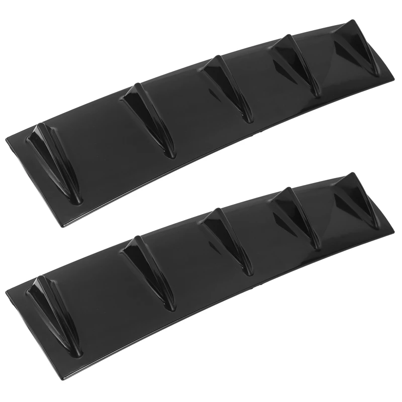 2X Hot 58.4X15.2Cm Style Universal Rear Bumper Lip Diffuser 5 Fin Gloss Black Abs Car Diffuser Fin Shark Style
2X Hot 58.4X15.2Cm Style Universal Rear Bumper Lip Diffuser 5 Fin Gloss Black Abs Car Diffuser Fin Shark Style
