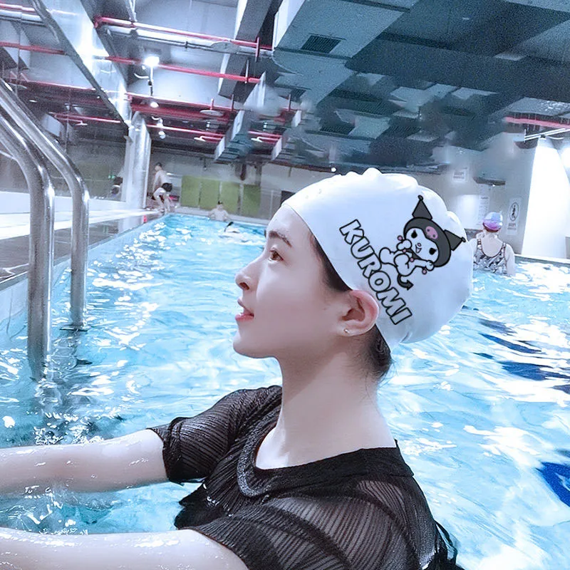 Kawaii Sanrioed Swimming Cap Kuromi Cinnamoroll HelloKittys Cartoon Silicone High Elastic Swimming Cap Nose Plug Gift for Girls
Kawaii Sanrioed Swimming Cap Kuromi Cinnamoroll HelloKittys Cartoon Silicone High Elastic Swimming Cap Nose Plug Gift for Girls