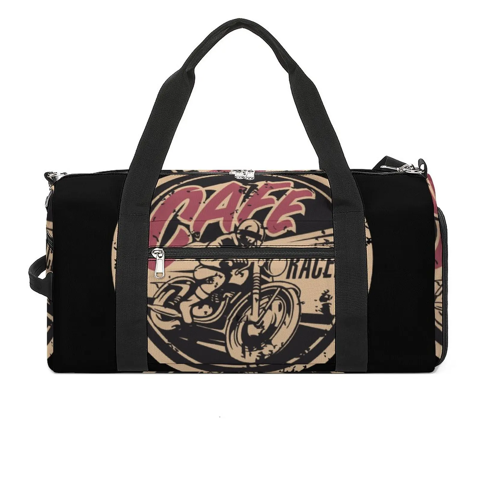 Gym Bag Cafe Racer Full Of Speed Vintage Sports Bag Motorcycle Cycle Men Women Oxford Design Handbag Retro Swimming Fitness Bag
Gym Bag Cafe Racer Full Of Speed Vintage Sports Bag Motorcycle Cycle Men Women Oxford Design Handbag Retro Swimming Fitness Bag
