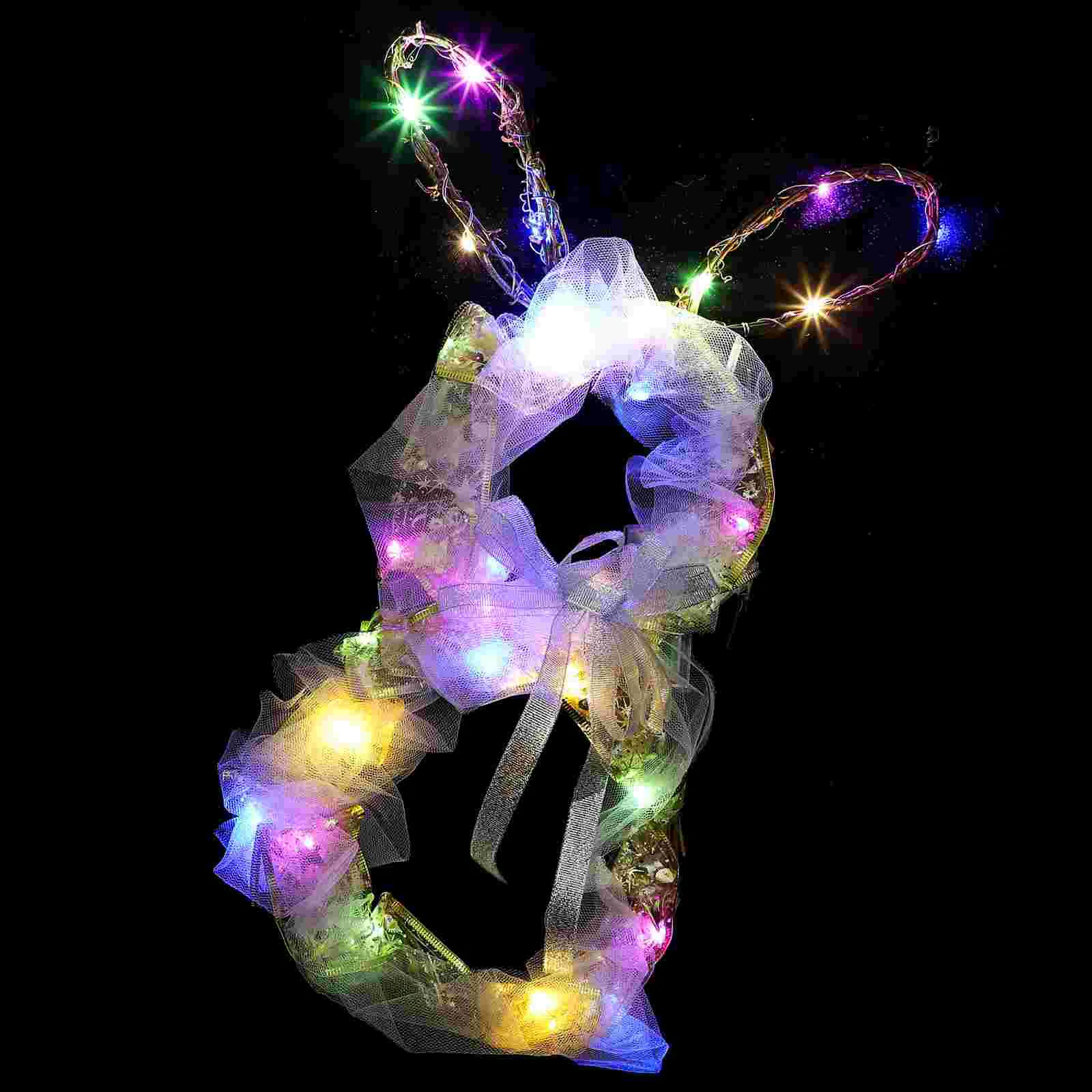 Креативный Пасхальный кролик, подвесной декор из ротанга, семейный праздничный Декор 
Креативный Пасхальный кролик, подвесной декор из ротанга, семейный праздничный Декор