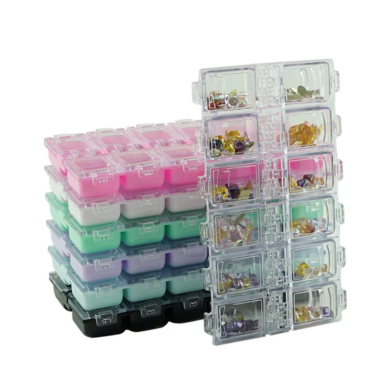 Nail Jewelry Storage Box 12 Grid Independent Mini Drill Box Dry Flower Box Nail Shop Storage Box Jewelry Box
Nail Jewelry Storage Box 12 Grid Independent Mini Drill Box Dry Flower Box Nail Shop Storage Box Jewelry Box