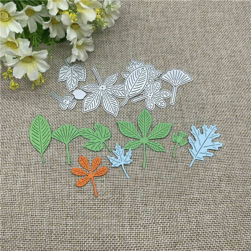 8pcs Leaves Metal cutting dies mold Round hole label tag Scrapbook paper craft knife mould blade punch stencils dies
8pcs Leaves Metal cutting dies mold Round hole label tag Scrapbook paper craft knife mould blade punch stencils dies