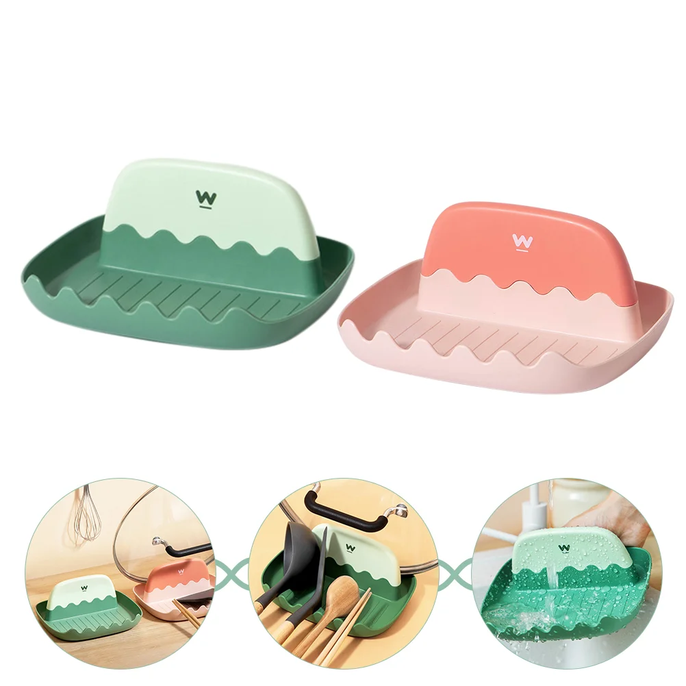 2pcs Kitchen Pot Lid Holder Plastic Pot Cover Lid Rack Spoon Rest Utensils Holder
2pcs Kitchen Pot Lid Holder Plastic Pot Cover Lid Rack Spoon Rest Utensils Holder