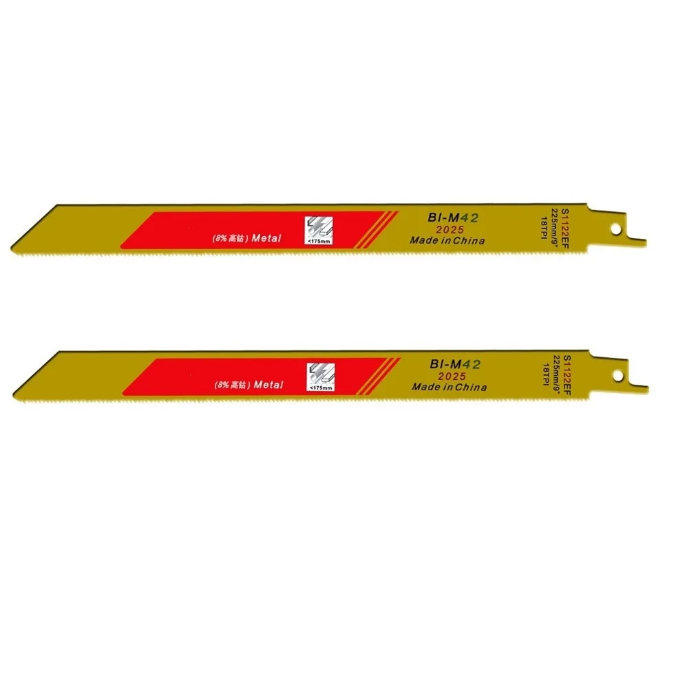 2Pcs Reciprocating Saw Blades Set S1122EF 9inch Flexible Saw Blades For Cutting Metal Wood Plastic Pipe Power Tool Accessories
2Pcs Reciprocating Saw Blades Set S1122EF 9inch Flexible Saw Blades For Cutting Metal Wood Plastic Pipe Power Tool Accessories