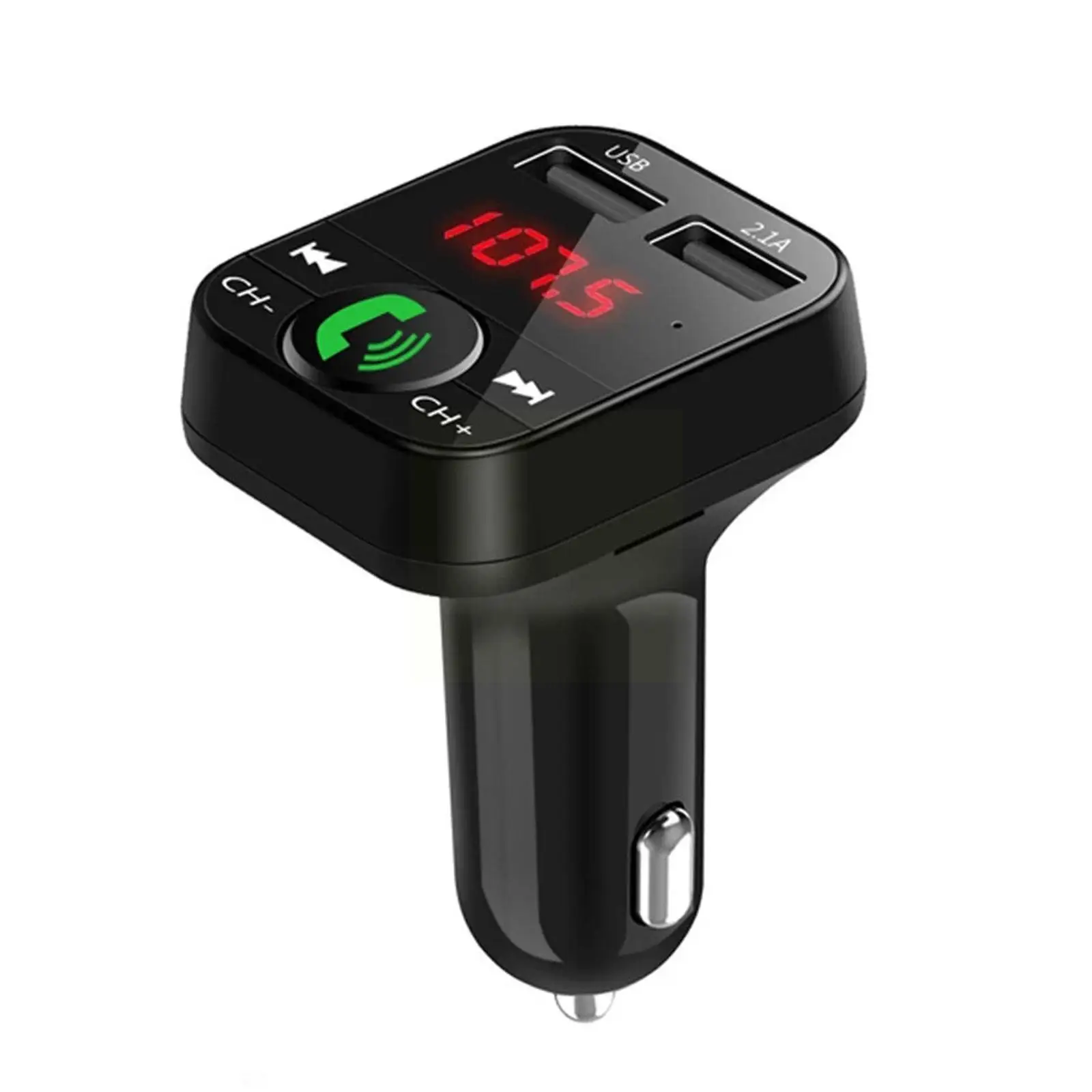 Автомобильный FM-передатчик Bluetooth 5,0 с двумя USB-портами и поддержкой быстрой зарядки
Автомобильный FM-передатчик Bluetooth 5,0 с двумя USB-портами и поддержкой быстрой зарядки